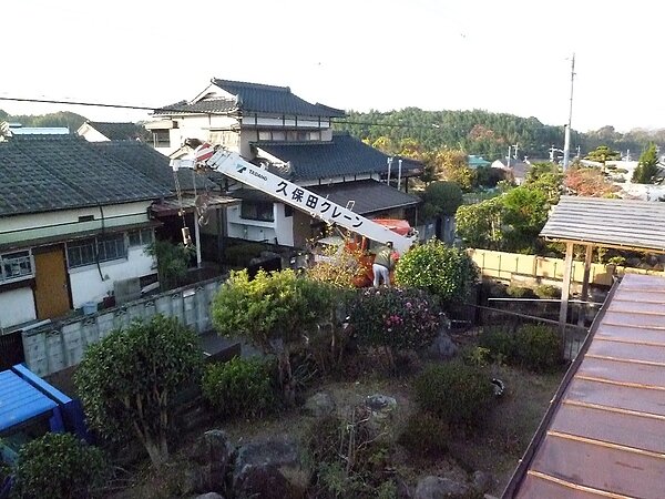 大牟田市　新勝立において瓦替え　　太洋瓦総工の画像