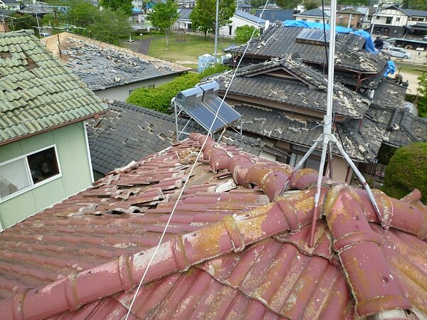 熊本地震の現場からの依頼です。　　　　太洋瓦総工の画像