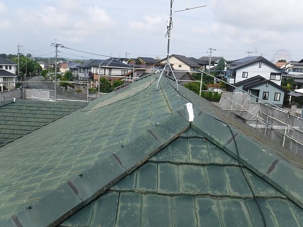 荒尾市平山において、屋根リフォーム＆外壁塗装の画像