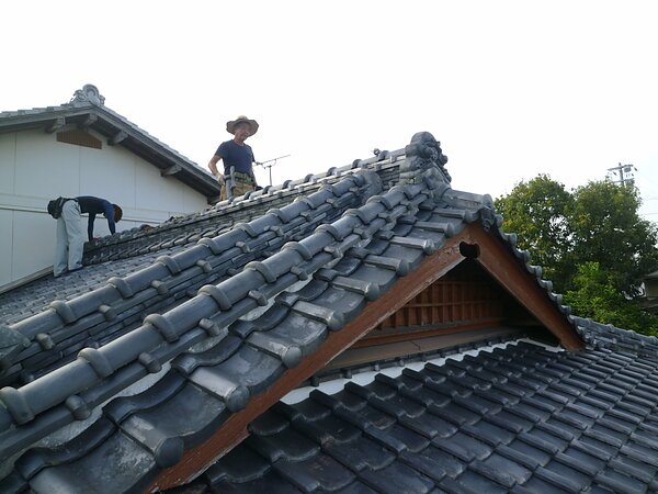 大牟田市白銀において屋根リフォーム　　太洋瓦総工の画像