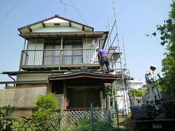 大牟田市上官町において、屋根板金の張替え　　　太洋瓦総工の画像