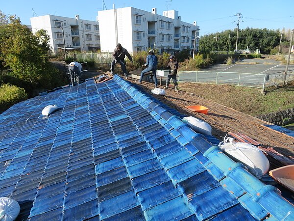 大牟田市三池において、屋根リフォーム　　　太洋瓦総工の画像