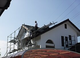 大牟田市甘木にて雨漏り修理のイメージ