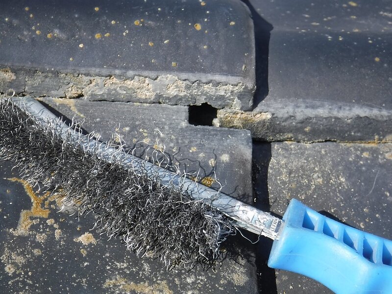 大牟田市三池において雨漏り修理