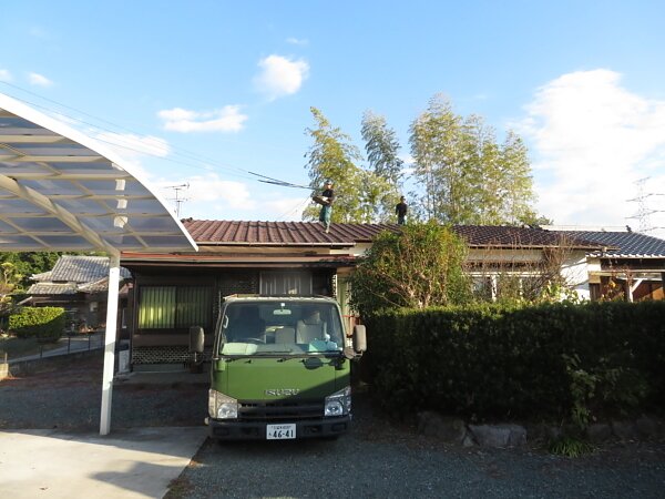 大牟田市宮部：：屋根瓦の葺き替えの画像