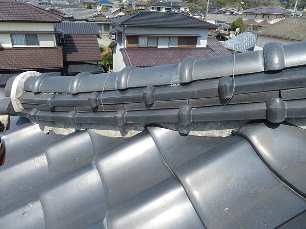 大牟田市　岬にて　漆喰工事の画像