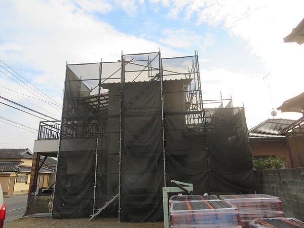 大牟田市桜町において、屋根瓦の葺き替えの画像