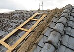 玉名市大浜町にて既存瓦の葺き直しのイメージ